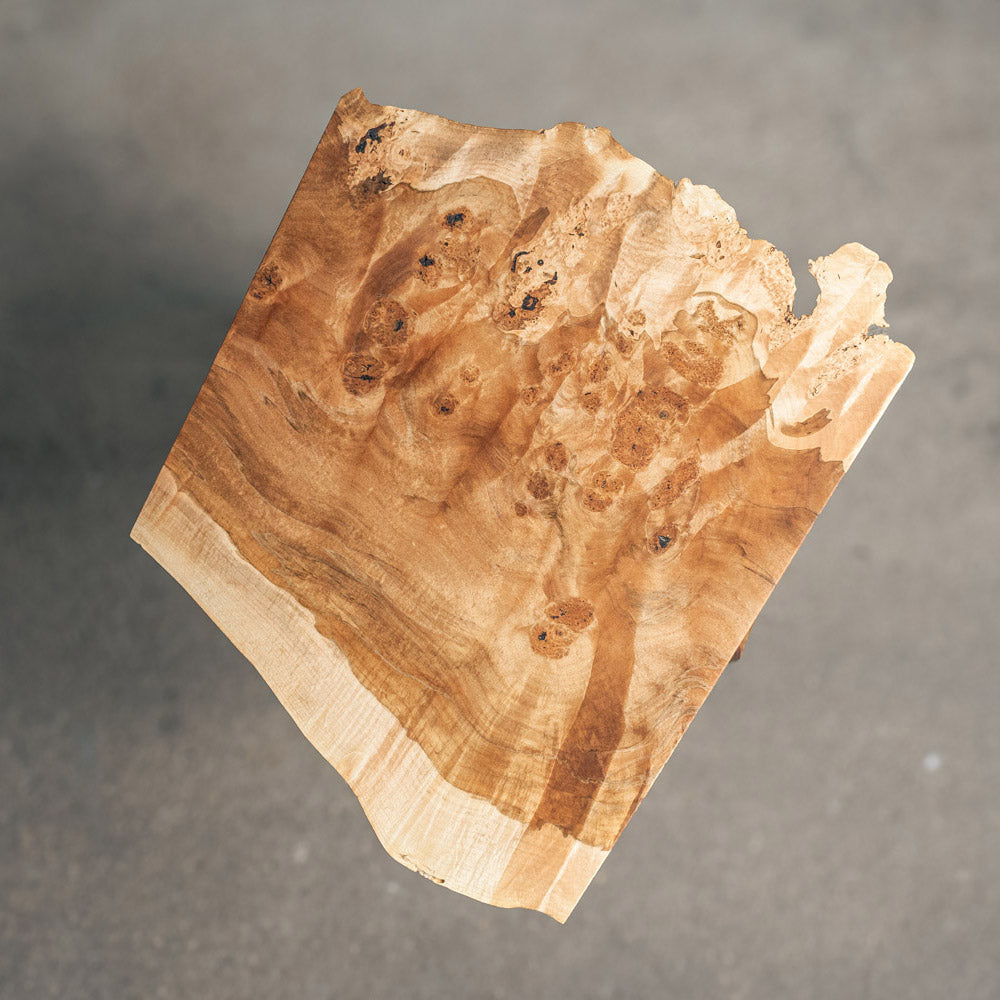Massive Holz Bank "Nakashima" aus seltener Pappel - 200x95x55cm Einzelstück