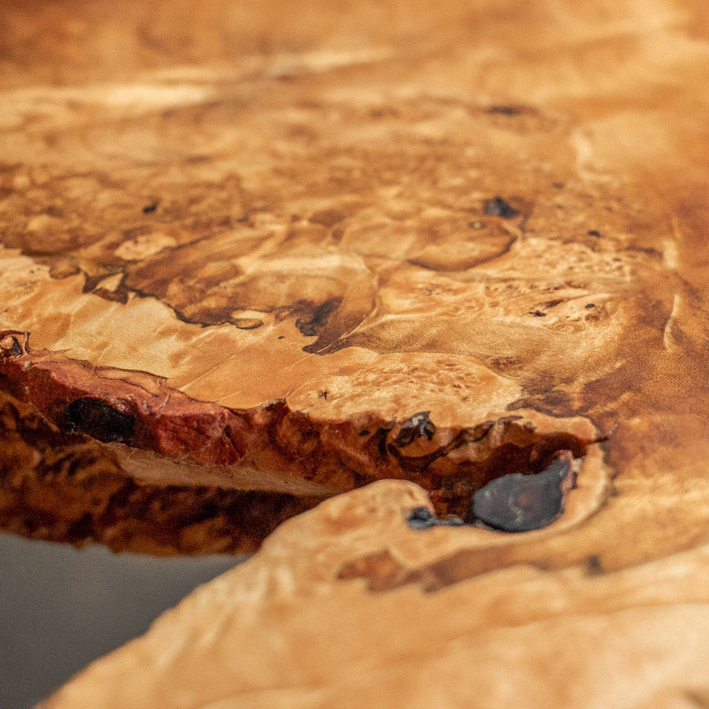 Massive Holz Bank "Nakashima" aus seltener Pappel - 200x95x55cm Einzelstück