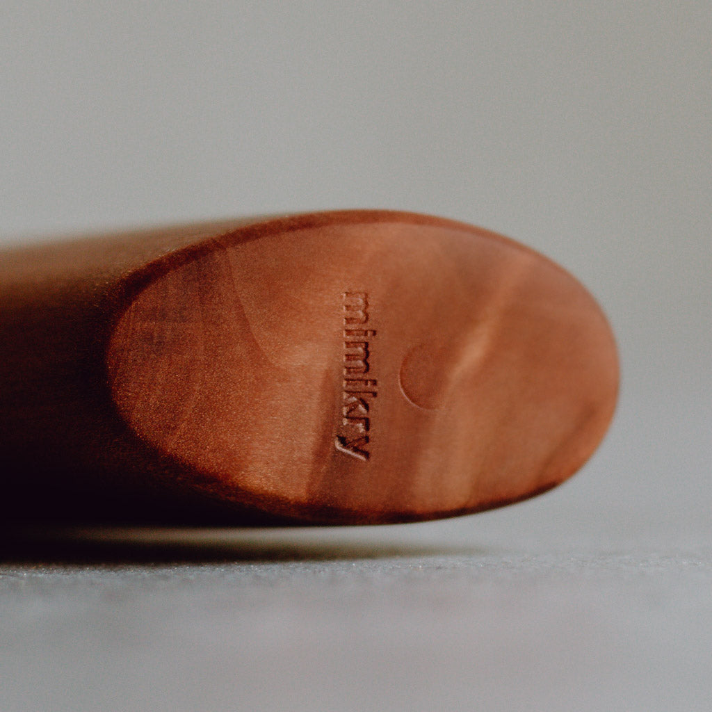 Großes Bunka Küchenmesser "Fiora" mit Klinge aus recyceltem Sägeblatt, hochwertiger Werkzeugstahl, Messergriff aus Mooreiche & Elsbeere