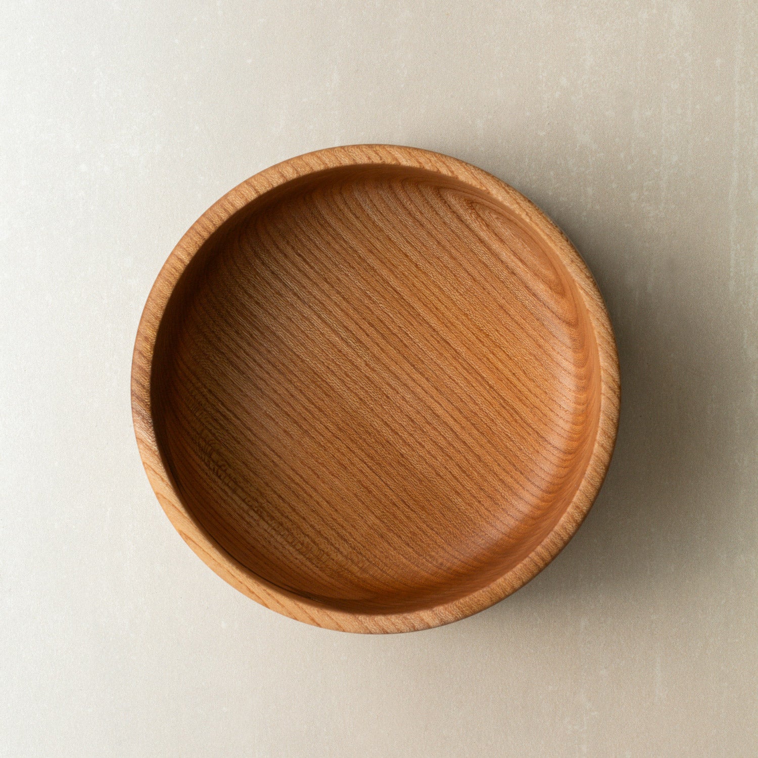 Holz Schale aus Ulmenholz / Rüster, handgedrechselt mit natürlichem Bienenwachs Finish ⌀ 14,5 cm