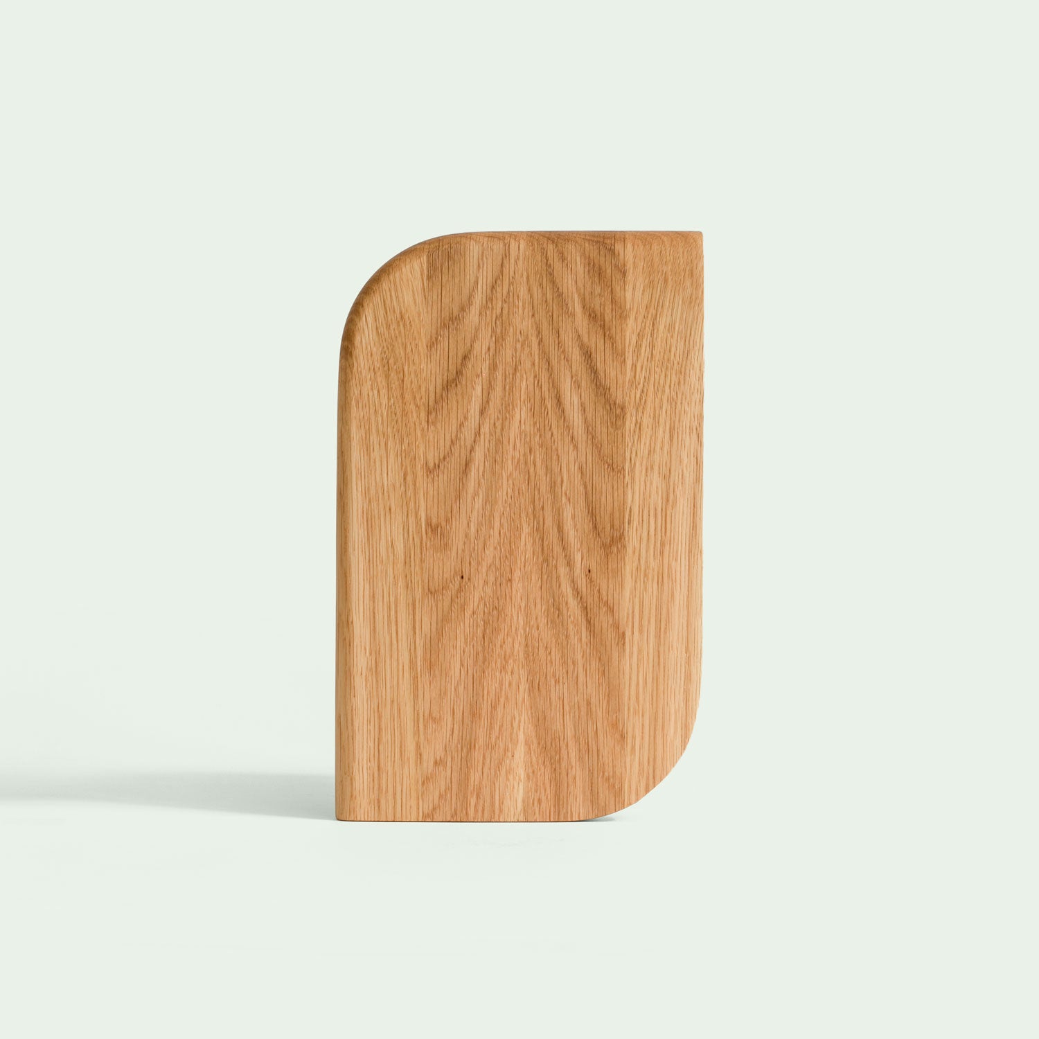 Kleines Frühstücksbrett aus Eichenholz, Blattform