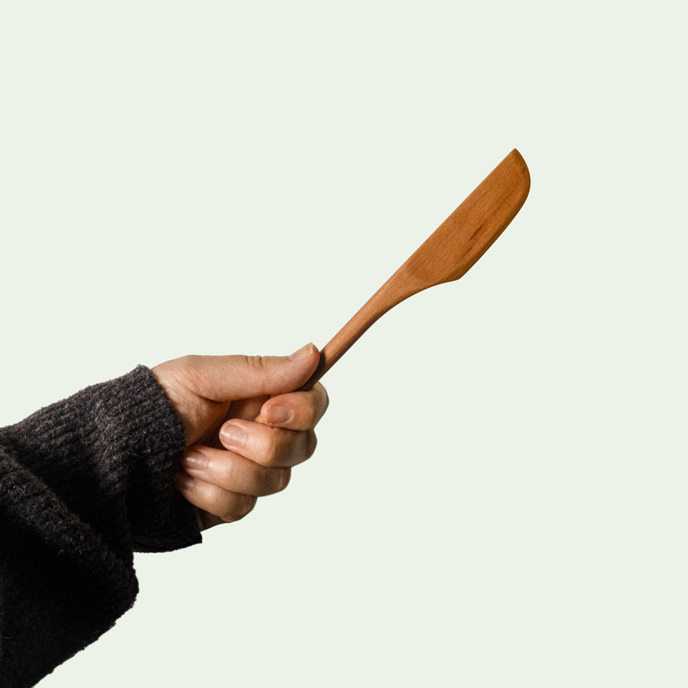 Buttermesser aus Holz - Elsbeere