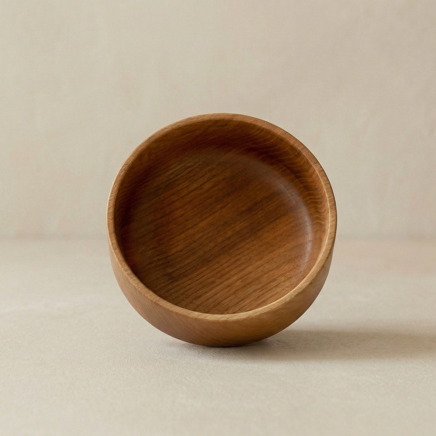 Holz Schale aus Ulmenholz / Rüster, handgedrechselt mit natürlichem Bienenwachs Finish ⌀ 11,5 cm