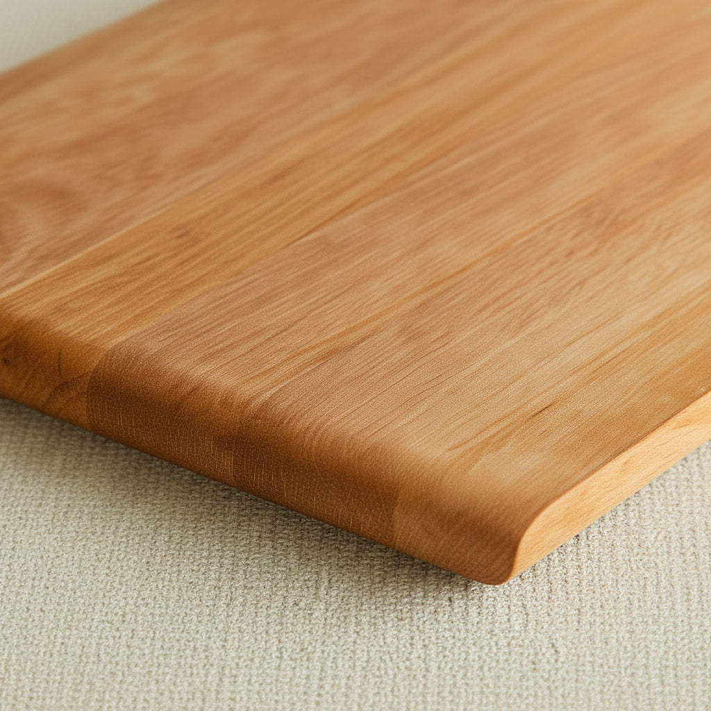 Großes Schneidebrett Holz Erle Tabula auf hellen Hintergrund 02