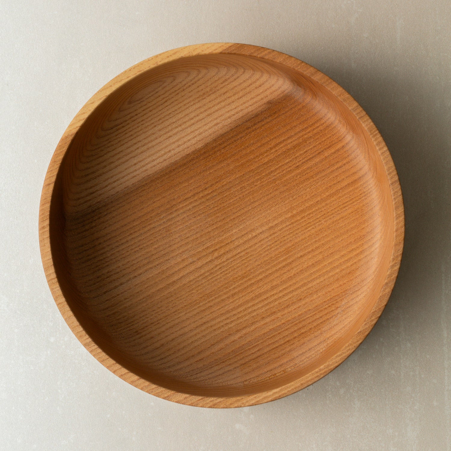 Holz Schale aus Ulmenholz / Rüster  handgedrechselt mit natürlichem Bienenwachs Finish ⌀ 20 cm