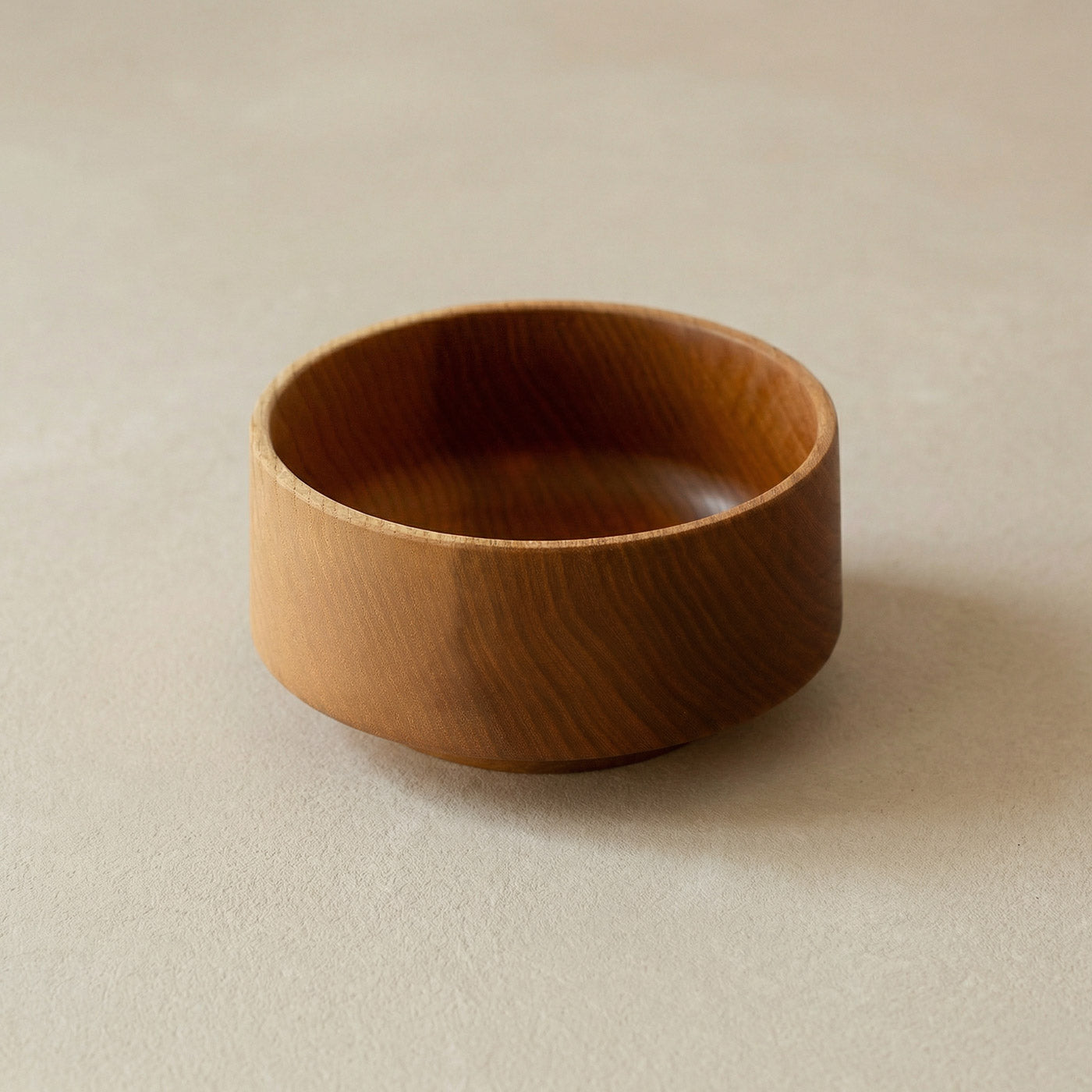 Holz Schale aus Ulmenholz / Rüster, handgedrechselt mit natürlichem Bienenwachs Finish ⌀ 11,5 cm