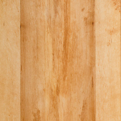 Detailaufnahme der Textur von Erlenholz. Mit Starker Maserung und gelbliche bis orangene Färbung