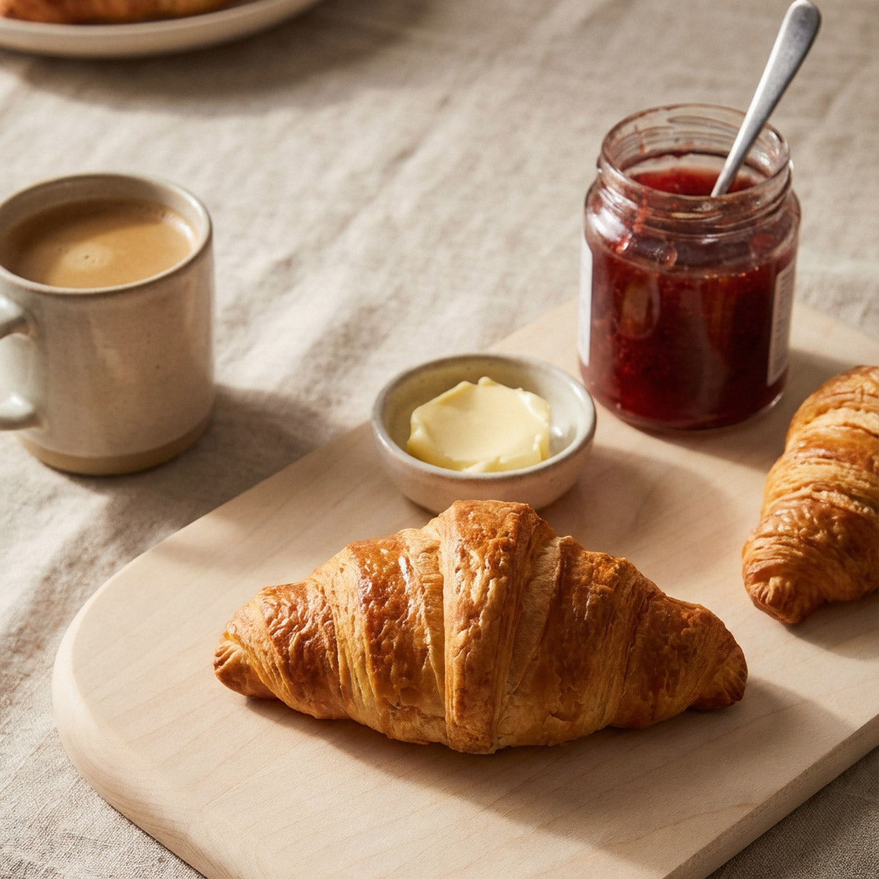 Kleines Frühstücksbrett Talino aus Ahorn, Massivholz – handgefertigt mit lebensmittelechtem Bienenwachs-Finish. Jedes Holzbild von Hand gelegt und traditionell gefertigt, 27 x 17 x 1,5 cm